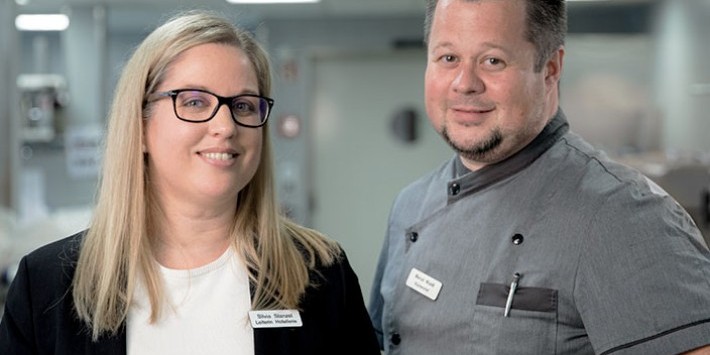 Silvia Stanzel und Marcel Wüest vom Seniorenzentrum Zofingen