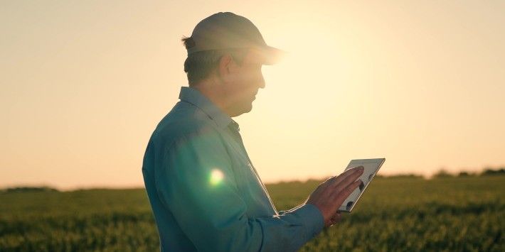 Marktforschung bei Landwirt